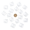 Transparent Glass Square Cabochons X-GGLA-A001-30mm-6