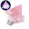 Gemstone Resin USB Lamp PW-WG62926-03-1