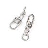 SHEGRACE Brass Micro Pave Clear Cubic Zirconia Charms XGRQ4N378-726P-2