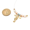 Sea Horse & Shell Pendant Necklace for Teen Girl Women NJEW-JN03716-4
