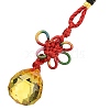 Glass Round Ball Hanging Ornaments HJEW-Z006-01D-2