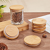 Bamboo Bottle Caps AJEW-WH0270-206-5