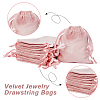 HOBBIESAY Velvet Jewelry Drawstring Bags TP-HY0001-10B-4