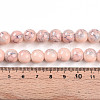 Baking Paint Glass Beads Strands DGLA-N003-10mm-C02-5
