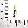 Brass Enamel Charms KK-P338-01G-G01-3