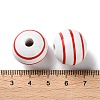 Printed Wood European Beads WOOD-Z002-13B-3