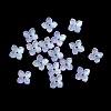 Dyed & Heated Glass Bead Caps GLAA-Z019-01E-1