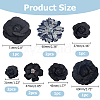 10Pcs 7 Styles Denim Flower for Clothes Garment Accessories Decorative DIY-HS0001-82C-2