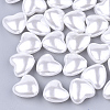 Eco-Friendly ABS Plastic Imitation Pearl Beads X-OACR-T012-15A-1