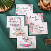 6Pcs 6 Styles Rectangle Thank You Greeting Cards HULI-PW0002-141B-1