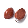 Natural Red Jasper Pendants G-A259-03P-05-2