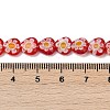 Handmade Millefiori Lampwork Beads Strands LAMP-G166-15D-4