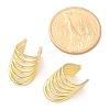 Brass Cuff Earrings for Women EJEW-U036-02G-5