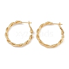 PVD Vacuum Plating 201 Stainless Steel Hoop Earrings EJEW-I309-60C-G-1