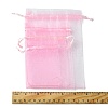 30Pcs 4 Styles Rectangle Organza Bags Jewellery Storage Pouches Wedding Favour Party Mesh Drawstring Gift OP-FS0001-01B-8