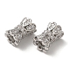 Brass Micro Pave Cubic Zirconia Beads KK-P239-32P-2