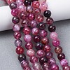 Natural Dragon Veins Agate Beads Strands GG-CBA9070-A01-01-1
