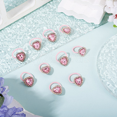 20Pcs Polyester & Rhinestone Girls Hair Accessories OHAR-TA0001-17-1