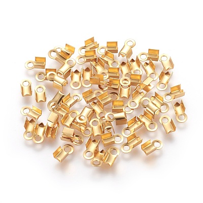 304 Stainless Steel Folding Crimp Ends STAS-P227-02G-1