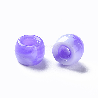 Acrylic European Beads MACR-S375-002A-04-1