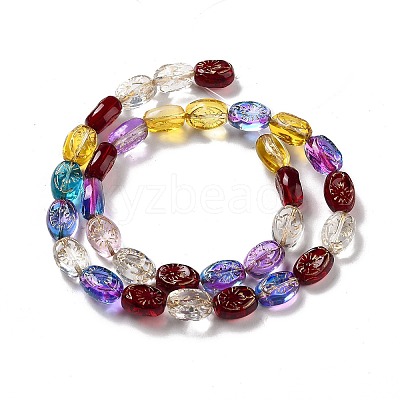 Transparent Glass Beads Strands X-GLAA-F114-05D-1