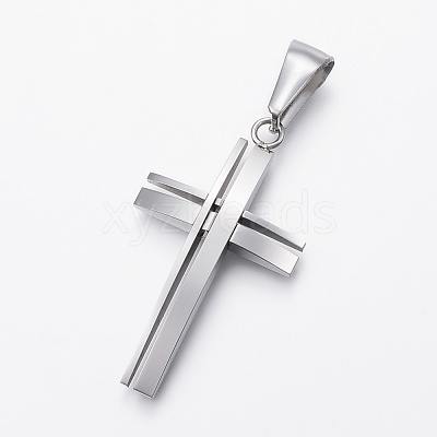304 Stainless Steel Pendants STAS-H360-06-1