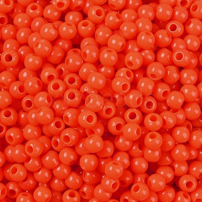 Opaque Acrylic Beads SACR-A007-01A-02-1