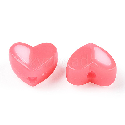 Two Tone Opaque Acrylic Beads SACR-I005-05D-03-1