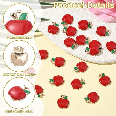 20Pcs Alloy Enamel Charms ENAM-YW0006-68-1