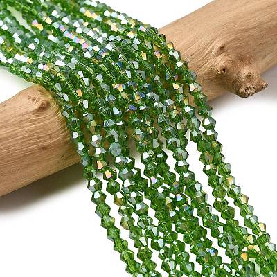 Glass Beads Strands EGLA-S056-3mm-06-1