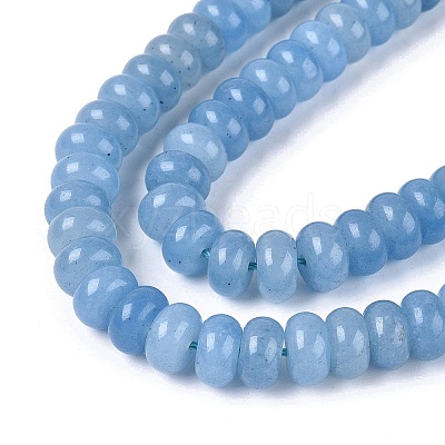 Natural White Jade Beads Strands G-Q613-01F-10-1