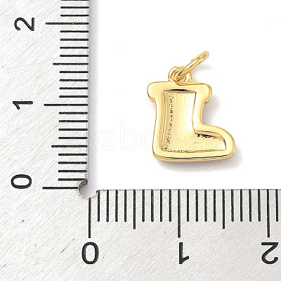 Brass Enamel Pendants KK-H534-07G-01-1