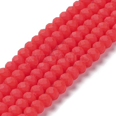 Glass Beads Strands EGLA-A034-P4mm-MD03-1