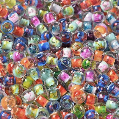 Transparent Glass Round Seed Beads SEED-B001-05A-17-1