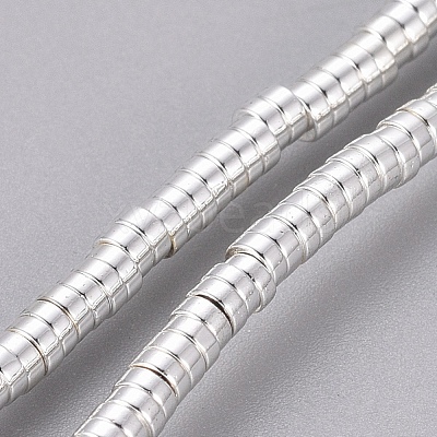 Electroplated Non-magnetic Synthetic Hematite Beads Strands X-G-G826-09S-2mm-1