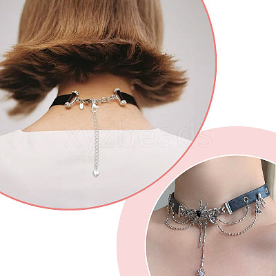 12Pcs 2 Styles  Brass Chain Extender KK-CA0003-75-1