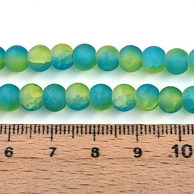 Crackle Glass Beads X1-GLAA-N009-6mm-10-1