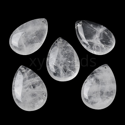 Natural Quartz Crystal Pendants G-M416-08A-04-1