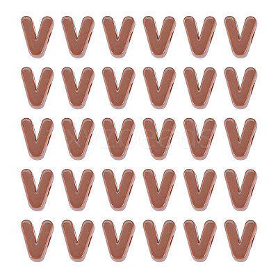Opaque Acrylic European Beads OACR-TAC0019-006V-1
