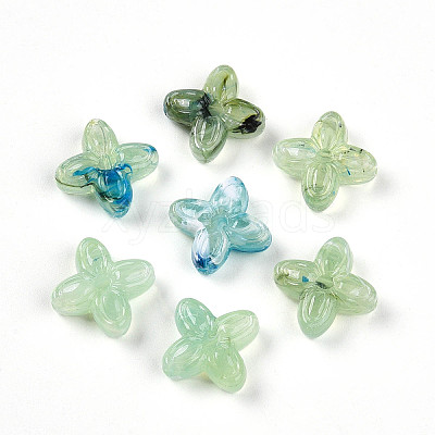 Transparent Acrylic Beads X1-TACR-T028-35A-1