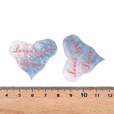Printed Acrylic Pendants OACR-T028-10D-1