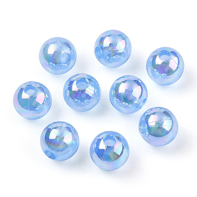 Transparent Acrylic Beads MACR-T046-01E-14-1