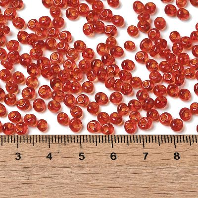 Transparent Colours Glass Seed Beads X1-SEED-P006-02A-06-1