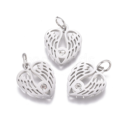 316 Surgical Stainless Steel Pendants STAS-L242-07P-1
