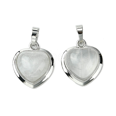 Natural Quartz Crystal Pendants G-C114-03P-25-1
