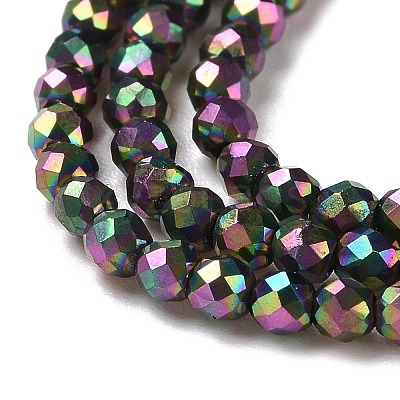 Electroplate Glass Beads Strands LS-GLAA-H021-01A-FP14-1