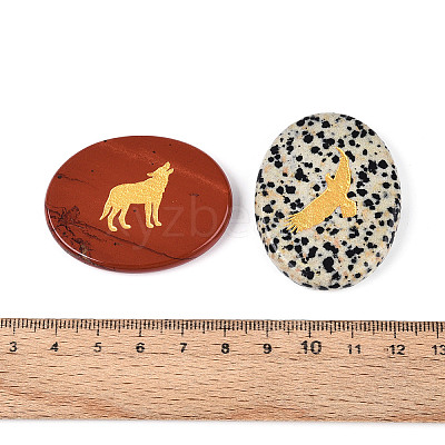 Natural Mixed Gemstone Cabochons G-T143-28-1
