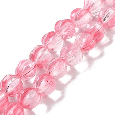 Transparent Glass Beads Strands GLAA-F114-02A-09-1