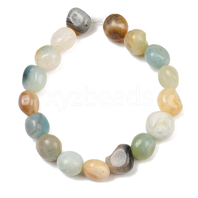 Natural Flower Amazonite Beads Strands GG-CBA787B-A26-1