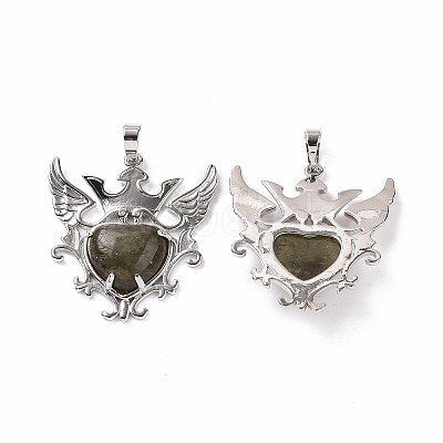 Natural Labradorite Pendants G-P496-04P-16-1